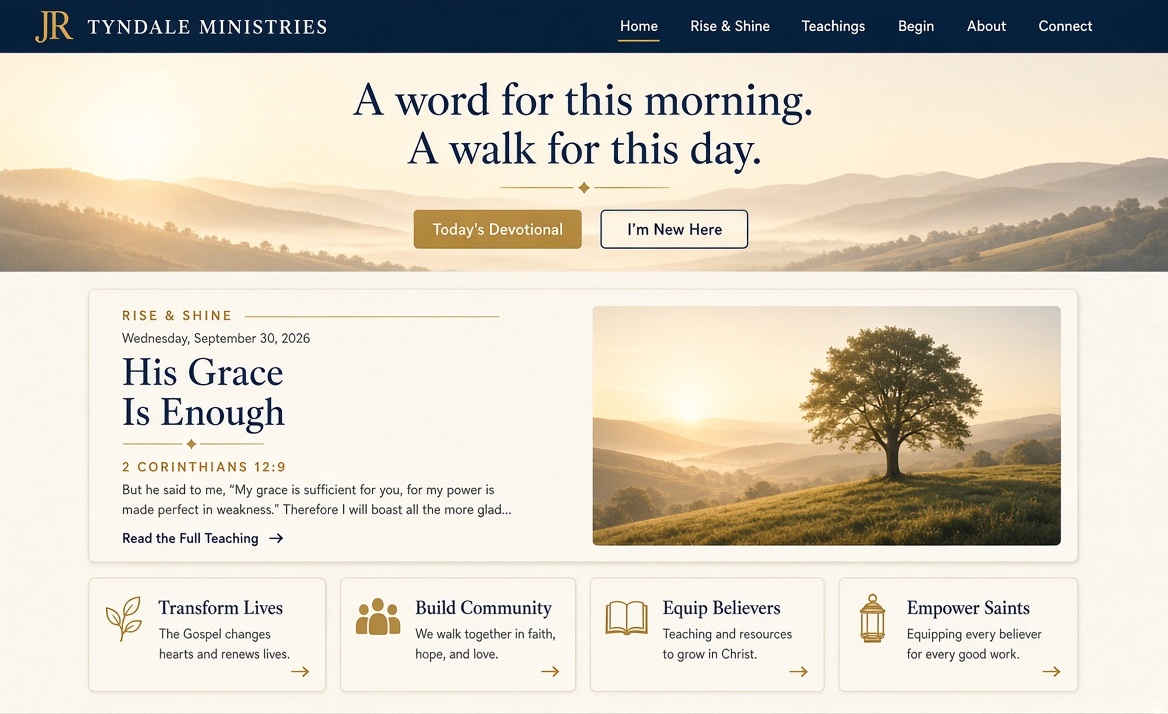 JR Tyndale Ministries